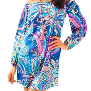 Lilly Pulitzer Silk Off The Shoulder Dress XXS